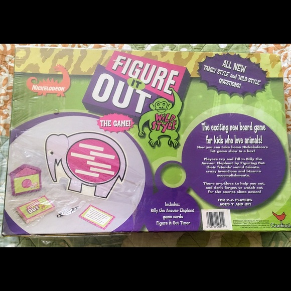 Nickelodeon Figure it out wild style board game. - Picture 2 of 4
